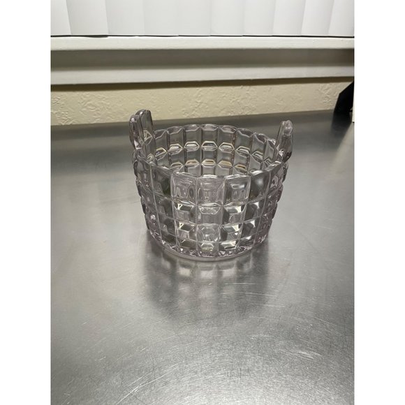 Vintage Fostoria American  Tab Handle Ice Tub - Picture 2 of 10